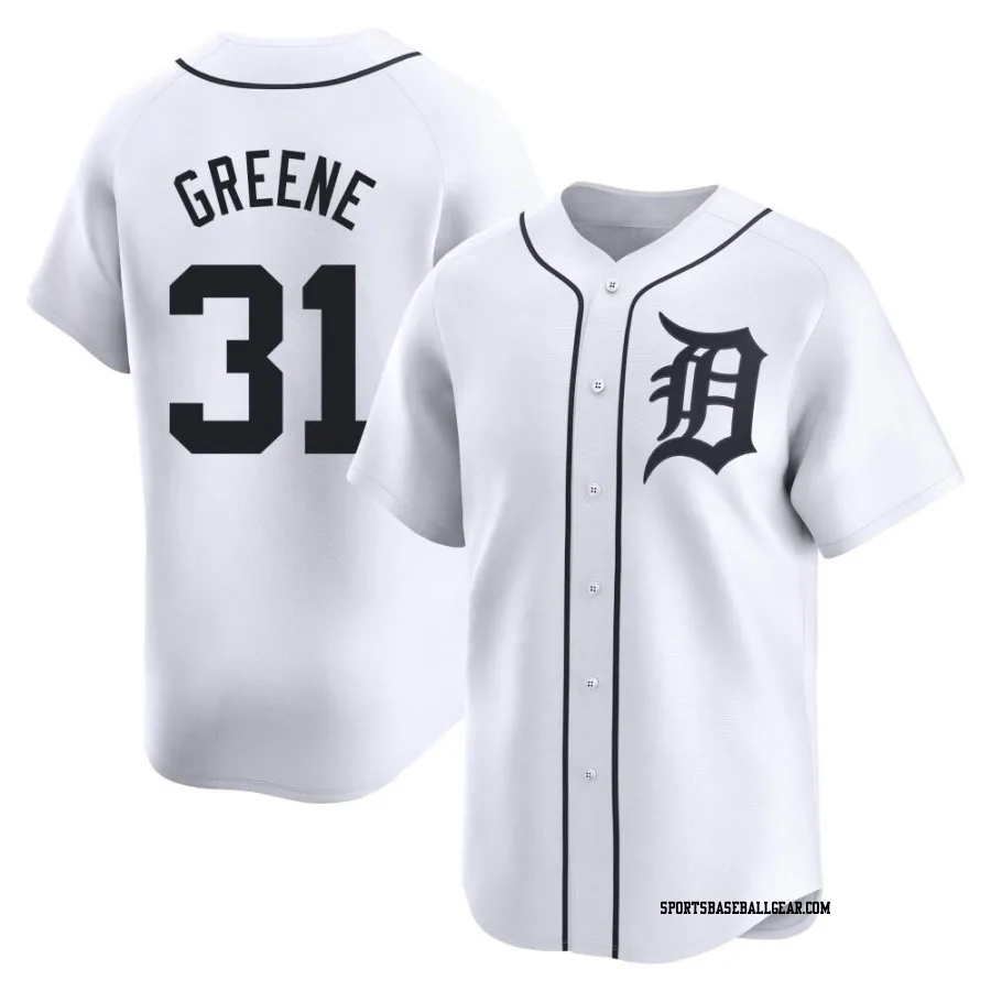 Riley Greene Men's Detroit Tigers White Limited Home Jersey