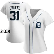 Riley Greene Women's Detroit Tigers White Authentic Home Jersey