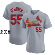 Riley O'Brien Men's St. Louis Cardinals Gray Elite Road Jersey