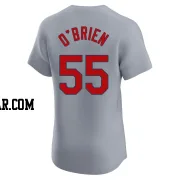 Riley O'Brien Men's St. Louis Cardinals Gray Elite Road Jersey