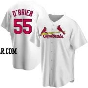 Riley O'Brien Men's St. Louis Cardinals White Replica Home Jersey