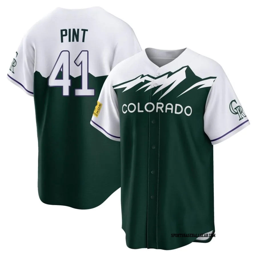 Riley Pint Men's Colorado Rockies Green Replica 2022 City Connect Jersey