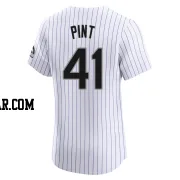 Riley Pint Men's Colorado Rockies White Elite Home Jersey