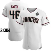 Riley Smith Men's Arizona Diamondbacks White Authentic Crimson Home 2023 World Series Jersey