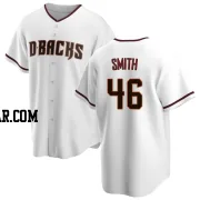 Riley Smith Men's Arizona Diamondbacks White Replica Home Jersey