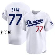 River Ryan Men's Los Angeles Dodgers White Limited Home Jersey