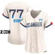 River Ryan Women's Los Angeles Dodgers Cream Limited 2024 City Connect Jersey