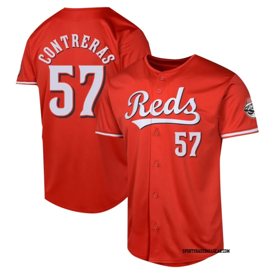 Roansy Contreras Men's Cincinnati Reds Red Limited Alternate Jersey