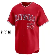 Roansy Contreras Men's Los Angeles Angels Red Limited Alternate Jersey