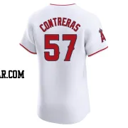 Roansy Contreras Men's Los Angeles Angels White Elite Home Jersey