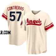 Roansy Contreras Youth Los Angeles Angels Cream Replica 2022 City Connect Jersey