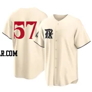 Roansy Contreras Youth Texas Rangers Cream Replica 2023 City Connect Jersey