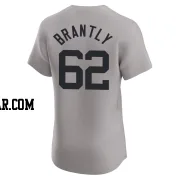 Rob Brantly Men's New York Yankees Gray Elite Road Jersey