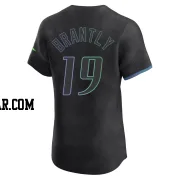 Rob Brantly Men's Tampa Bay Rays Charcoal Elite 2024 City Connect Jersey