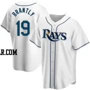 Rob Brantly Men's Tampa Bay Rays White Replica Home Jersey