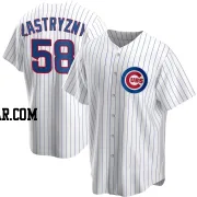 Rob Zastryzny Men's Chicago Cubs White Replica Home Jersey