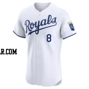 Robbie Grossman Men's Kansas City Royals White Elite Home Jersey