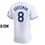 Robbie Grossman Men's Kansas City Royals White Elite Home Jersey