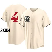 Robbie Grossman Men's Texas Rangers Cream Replica 2023 City Connect Jersey