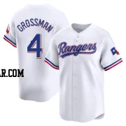 Robbie Grossman Youth Texas Rangers White Limited Home Jersey