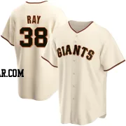 Robbie Ray Men's San Francisco Giants Cream Replica Home Jersey