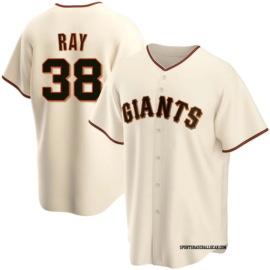 Robbie Ray Men's San Francisco Giants Cream Replica Home Jersey