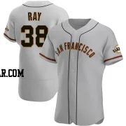 Robbie Ray Men's San Francisco Giants Gray Authentic Road Jersey