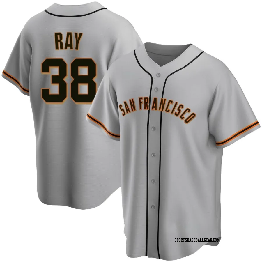 Robbie Ray Men's San Francisco Giants Gray Replica Road Jersey