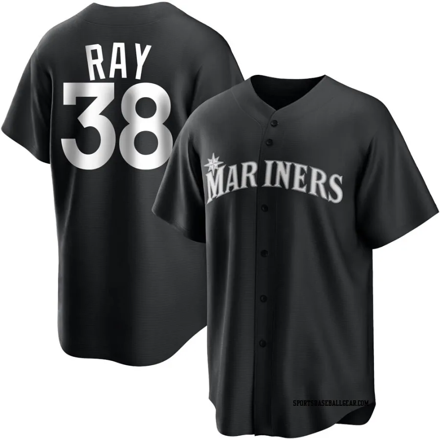 Robbie Ray Youth Seattle Mariners Black/White Replica Jersey