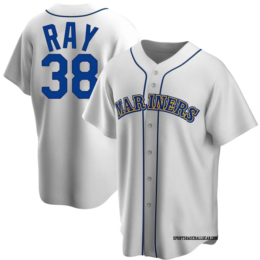 Robbie Ray Youth Seattle Mariners White Replica Home Cooperstown Collection Jersey