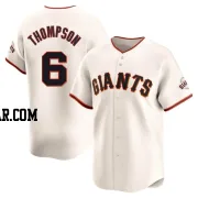 Robby Thompson Men's San Francisco Giants Cream Limited Home Jersey