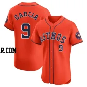 Robel Garcia Men's Houston Astros Orange Elite Alternate Vapor Premier Jersey