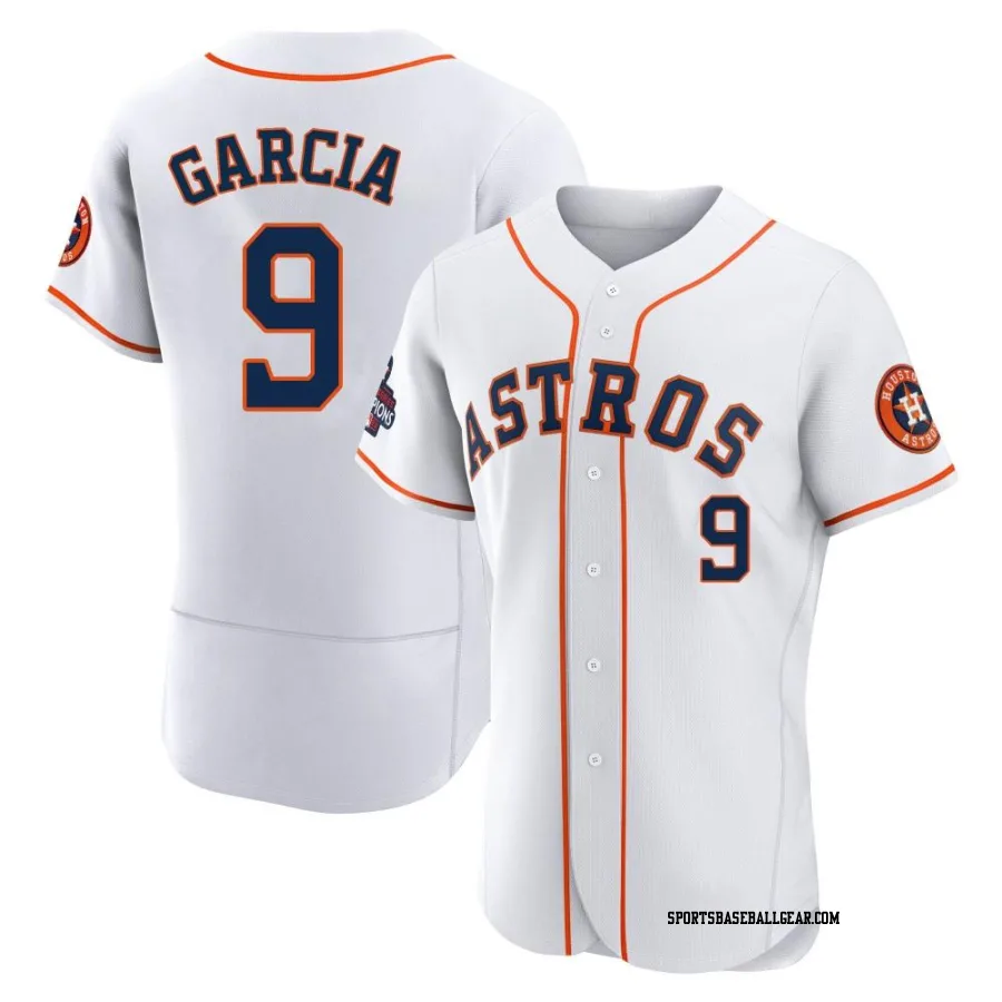 Robel Garcia Men's Houston Astros White Authentic 2022 World Series Champions Home Jersey