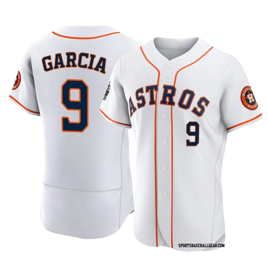 Robel Garcia Men's Houston Astros White Authentic 2022 World Series Home Jersey