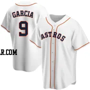 Robel Garcia Men's Houston Astros White Replica Home Jersey