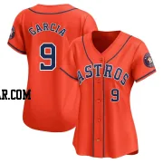 Robel Garcia Women's Houston Astros Orange Limited Alternate Jersey