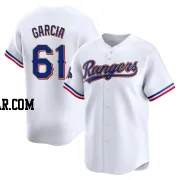 Robert Garcia Men's Texas Rangers Gold Limited White 2024 Collection Jersey