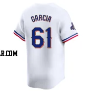 Robert Garcia Men's Texas Rangers Gold Limited White 2024 Collection Jersey