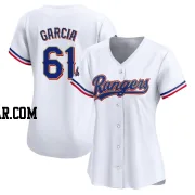 Robert Garcia Women's Texas Rangers Gold Limited White 2024 Collection Jersey