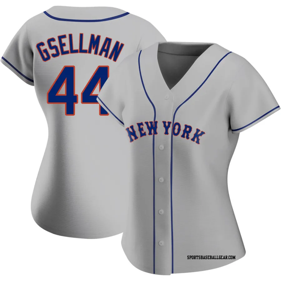 Robert Gsellman Women's New York Mets Gray Authentic Road Jersey