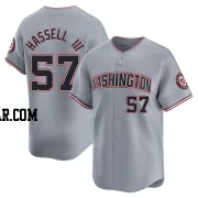 Robert Hassell III Men's Washington Nationals Gray Limited Road Jersey