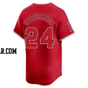 Robert Stephenson Men's Los Angeles Angels Red Limited Alternate Jersey