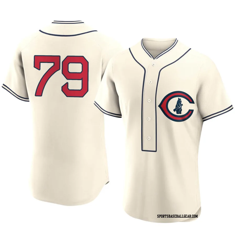 Robert Stock Men's Chicago Cubs Cream Authentic 2022 Field Of Dreams Jersey