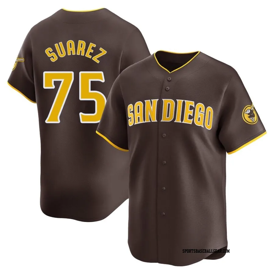 Robert Suarez Men's San Diego Padres Brown Limited Away Jersey