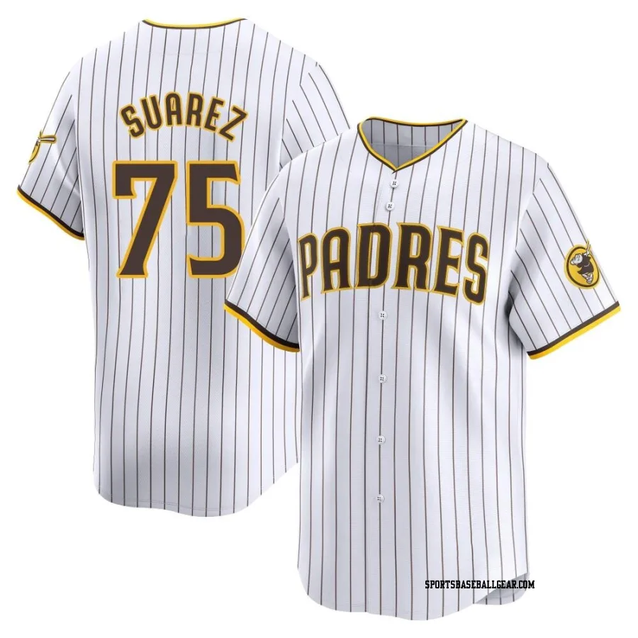 Robert Suarez Men's San Diego Padres White Limited Home Jersey