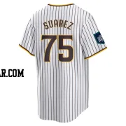 Robert Suarez Men's San Diego Padres White Replica 2024 World Tour Seoul Series Home Jersey