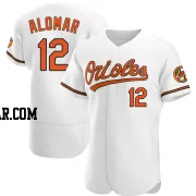 Roberto Alomar Men's Baltimore Orioles White Authentic Home Jersey