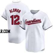 Roberto Alomar Men's Cleveland Guardians White Limited Home Jersey