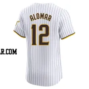 Roberto Alomar Men's San Diego Padres White Elite Home Jersey