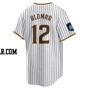 Roberto Alomar Men's San Diego Padres White Replica 2024 World Tour Seoul Series Home Jersey